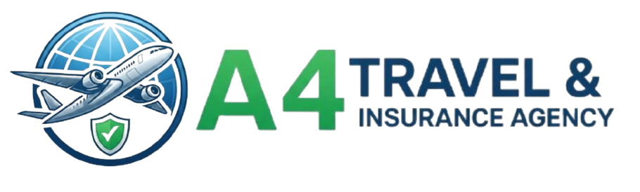 A4 Travel and Insurance Agency logo